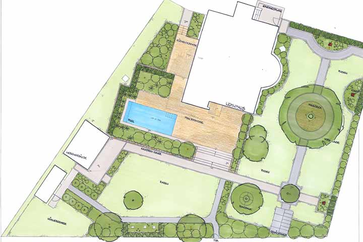 Gartendesign Plan 08