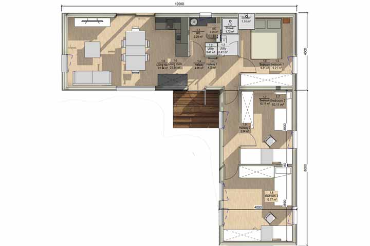 Holzhaus Haven Schema 03