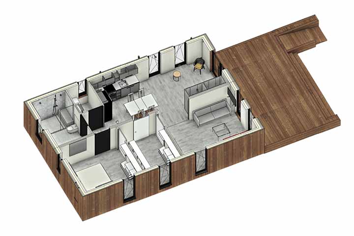 Holzhaus Haven Schema 13