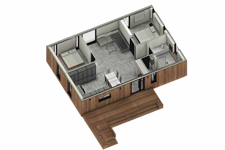 Holzhaus Haven Schema 14