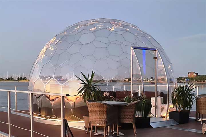 Transparente Kuppel German Dome 04